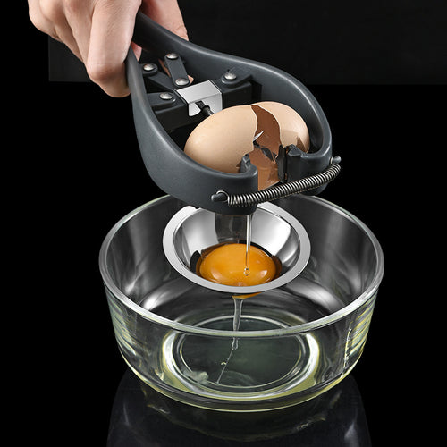 The EZ-Crack™ One-Touch Egg Opener & Separator