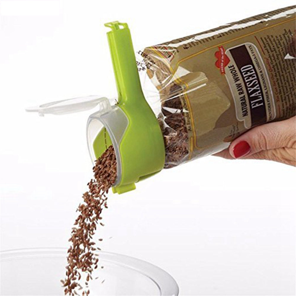 The Fresh-Pour Airtight Bag Clip & Spout